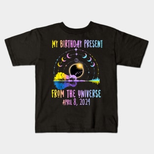 Total Solar Eclipse And Yes Its My Birthday April 8 2024 Gift For Men Women Kids T-Shirt